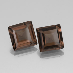 Achetez naturel ct marron quartz fumé gems, carré, en provenance brésil chez gemselect. en stock, livraison internationale!