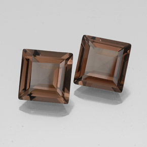Achetez naturel ct marron quartz fumé gems, carré, en provenance brésil chez gemselect. en stock, livraison internationale!