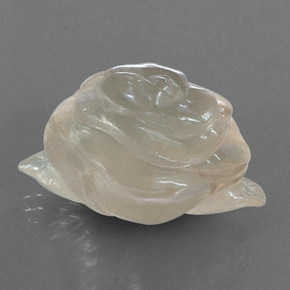 Quartz fumé marron naturelle forme fantaisie, 41,66 ct, transparent