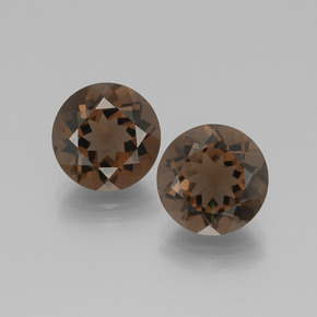 Achetez naturel ct Brun Quartz fumé gems, Coupe roude, En provenance Brésil chez GemSelect. En stock, livraison internationale!