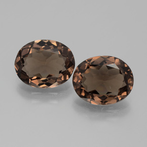Achetez naturel ct marron quartz fumé gems, coupe ovale, en provenance brésil chez gemselect. en stock, livraison internationale!