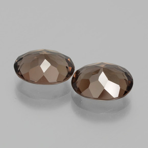 Achetez naturel ct marron quartz fumé gems, coupe ovale, en provenance brésil chez gemselect. en stock, livraison internationale!