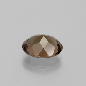 Quartz fumé marron naturelle coupe ovale, 2,30 ct, VVS-VS