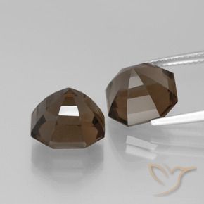 Shop natural 11.29ct Marron foncé Quartz fumé gems, Octogone / coupe Émeraude, from Brésil at GemSelect. In stock, global shipping!