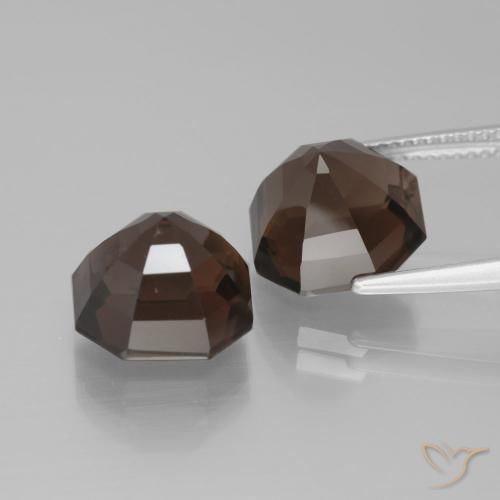 Shop natural 10.34ct Brun caryer Quartz fumé gems, Octogone / coupe Émeraude, from Brésil at GemSelect. In stock, global shipping!