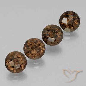 Achetez naturel 7.51ct Brun moyen Quartz fumé gems, Coupe roude, En provenance Brésil chez GemSelect. En stock, livraison internationale!