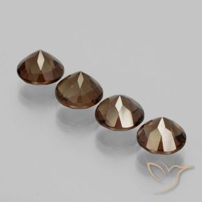 Achetez naturel 7.51ct Brun moyen Quartz fumé gems, Coupe roude, En provenance Brésil chez GemSelect. En stock, livraison internationale!