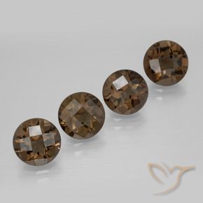 Shop natural 6.96ct Marron foncé Quartz fumé gems, Tour, from Brésil at GemSelect. In stock, global shipping!