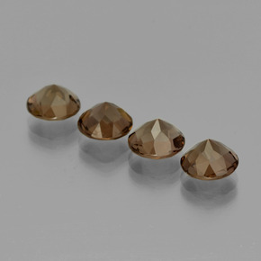 Achetez naturel 6,25ct marron quartz fumé gems, coupe roude, en provenance brésil chez gemselect. en stock, livraison internationale!