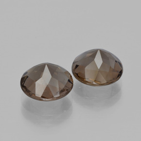 Achetez naturel 3,46ct marron quartz fumé gems, coupe roude, en provenance brésil chez gemselect. en stock, livraison internationale!