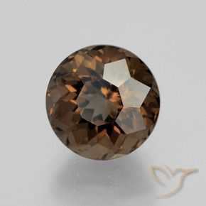 Quartz fumé Marron foncé naturelle Tour, 4.53 ct, VVS
