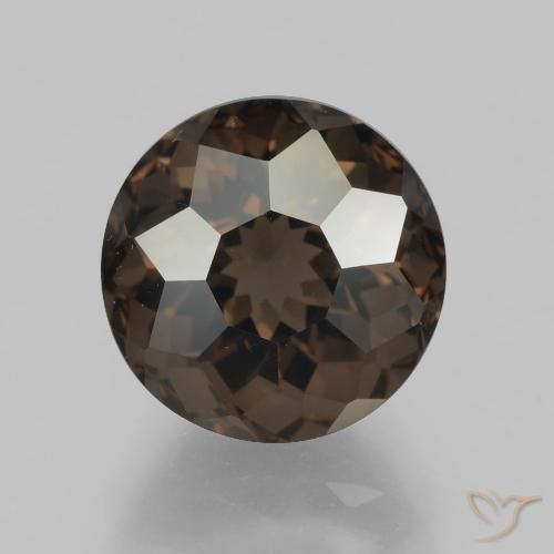 5.78ct Naturel Brun Quartz fumé, Tour, VVS