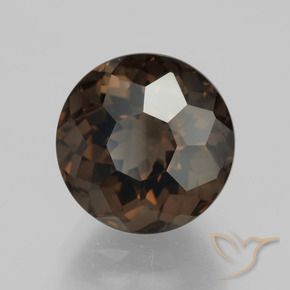 Quartz fumé Brun naturelle Tour, 5.78 ct, VVS