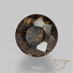 Quartz fumé Marron foncé naturelle Tour, 5.16 ct, VVS