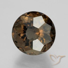 Quartz fumé Marron ambré naturelle Tour, 6.76 ct, VVS-VS