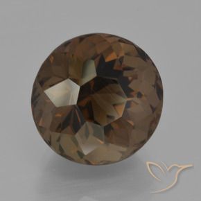 Quartz fumé Marron foncé naturelle Tour, 8.77 ct, VVS