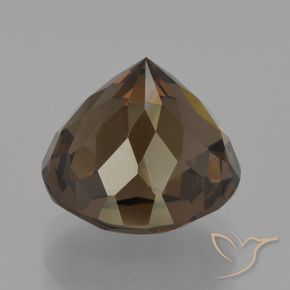 Quartz fumé Marron foncé naturelle Tour, 8.77 ct, VVS