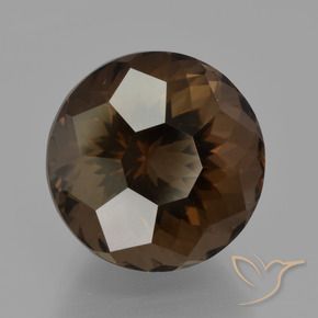 Quartz fumé Marron foncé naturelle Tour, 9.50 ct, VVS