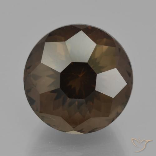 10.14ct Naturel Bleu foncé Quartz fumé, Tour, VVS