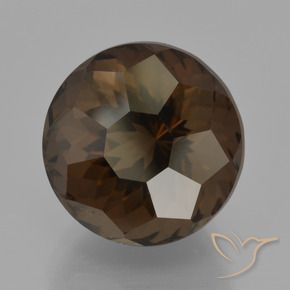 Quartz fumé Bleu foncé naturelle Tour, 10.14 ct, VVS