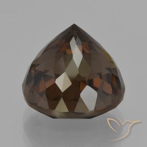Quartz fumé Bleu foncé naturelle Tour, 10.14 ct, VVS