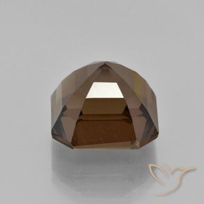 Quartz fumé Brun moyen naturelle Taille émeraude, 8.91 ct, VVS