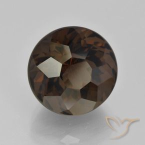 Quartz fumé Marron foncé naturelle Tour, 9.24 ct, VVS