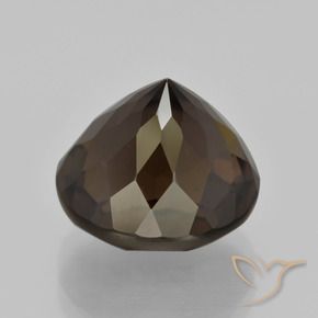 Quartz fumé Marron foncé naturelle Tour, 9.24 ct, VVS