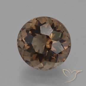 Quartz fumé Brun caryer naturelle Tour, 3.27 ct, VVS-VS