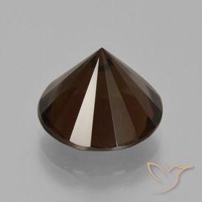 Quartz fumé Brun caryer naturelle Tour, 6.41 ct, VVS-VS