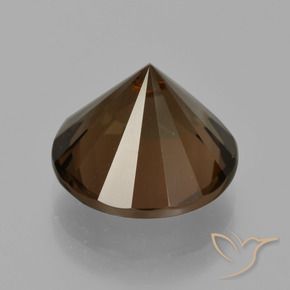 Quartz fumé Marron foncé naturelle Tour, 6.97 ct, VVS