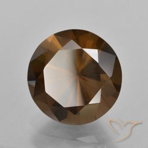 Quartz fumé Brun caryer naturelle Tour, 6.30 ct, VS