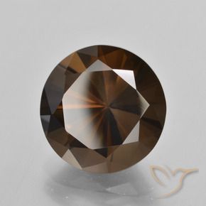 Quartz fumé Brun caryer naturelle Tour, 8.33 ct, VVS