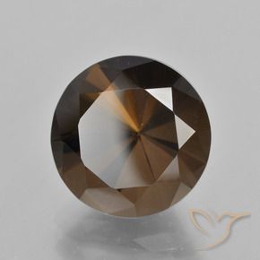 Quartz fumé Brun naturelle Tour, 8.89 ct, VVS