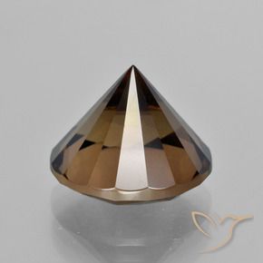 Quartz fumé Brun naturelle Tour, 8.89 ct, VVS