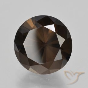 Quartz fumé Marron ambré naturelle Tour, 5.53 ct, VVS