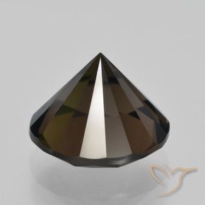 Quartz fumé Marron ambré naturelle Tour, 5.53 ct, VVS