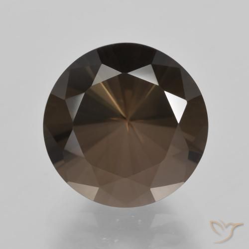 5.58ct Naturel Brun Quartz fumé, Tour, VVS
