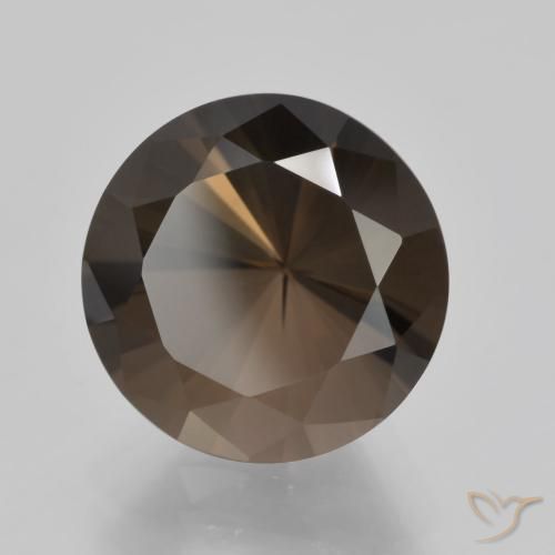 Quartz fumé Brun naturelle Tour, 5.58 ct, VVS