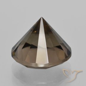 Quartz fumé Marron chaud naturelle Tour, 6.15 ct, VVS