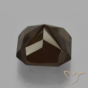 Quartz fumé Brun moyen naturelle Octogone / coupe Émeraude, 8.37 ct, VVS
