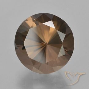 Quartz fumé Brun moyen naturelle Tour, 7.57 ct, VVS