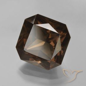 Quartz fumé Brun moyen naturelle Octogone / coupe Émeraude, 7.15 ct, VVS