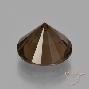 Quartz fumé Marron foncé naturelle Tour, 4.59 ct, VVS