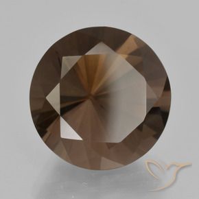 Quartz fumé Marron foncé naturelle Tour, 9.31 ct, VVS
