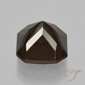 Quartz fumé Brun chocolat profond naturelle Octogone / coupe Émeraude, 8.35 ct, VVS