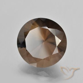 Quartz fumé Brun moyen naturelle Tour, 11.32 ct, VVS