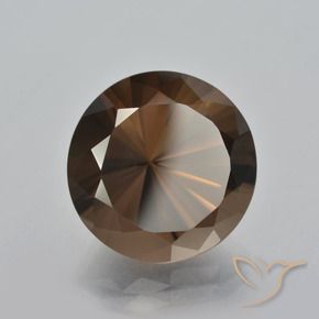 Quartz fumé Brun chocolat naturelle Tour, 10.65 ct, VVS