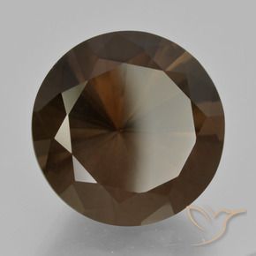 Quartz fumé Marron foncé naturelle Tour, 10.43 ct, VVS
