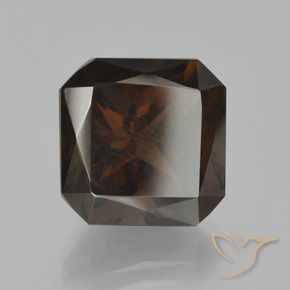 Quartz fumé Brun moyen naturelle Octogone / coupe Émeraude, 8.80 ct, VS